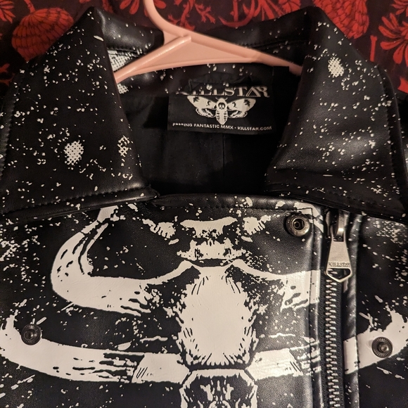 Killstar Skeleton Motorcycle Jacket RARE - Picture 8 of 9
